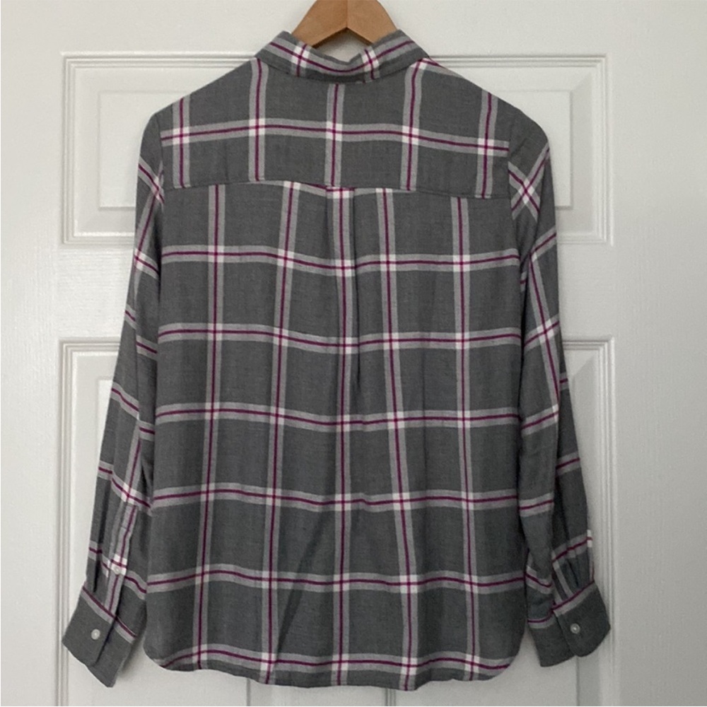 NWOT Banana Republic Dillion Classic Fit Flannel Shirt XS - Picture 8 of 11